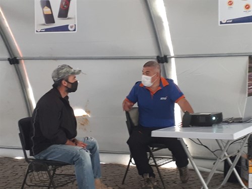 AFET ÇADIRINDA AFET EĞİTİMLERİMİZ BAŞLADI