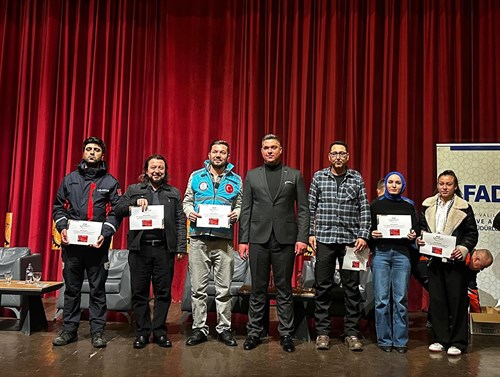 Destek AFAD Gönüllülerimize Sertifika Teslim Töreni
